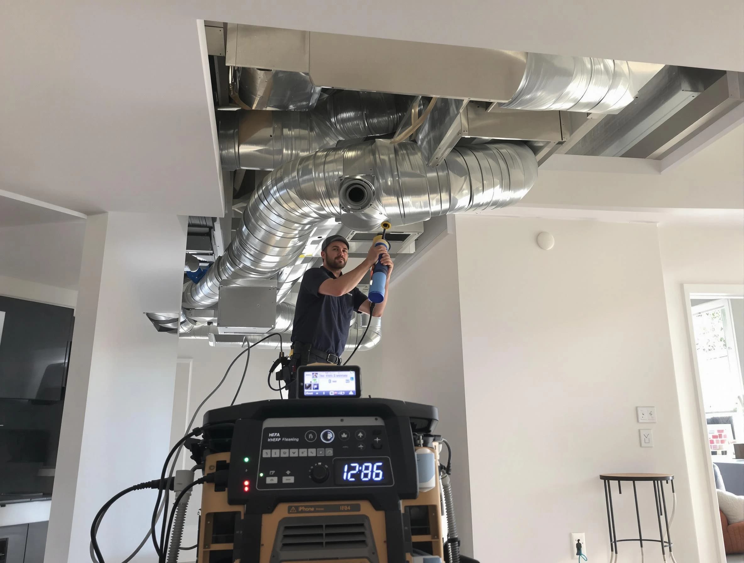 Advanced pure air duct cleaning by Union City Air Duct Cleaning in Union City