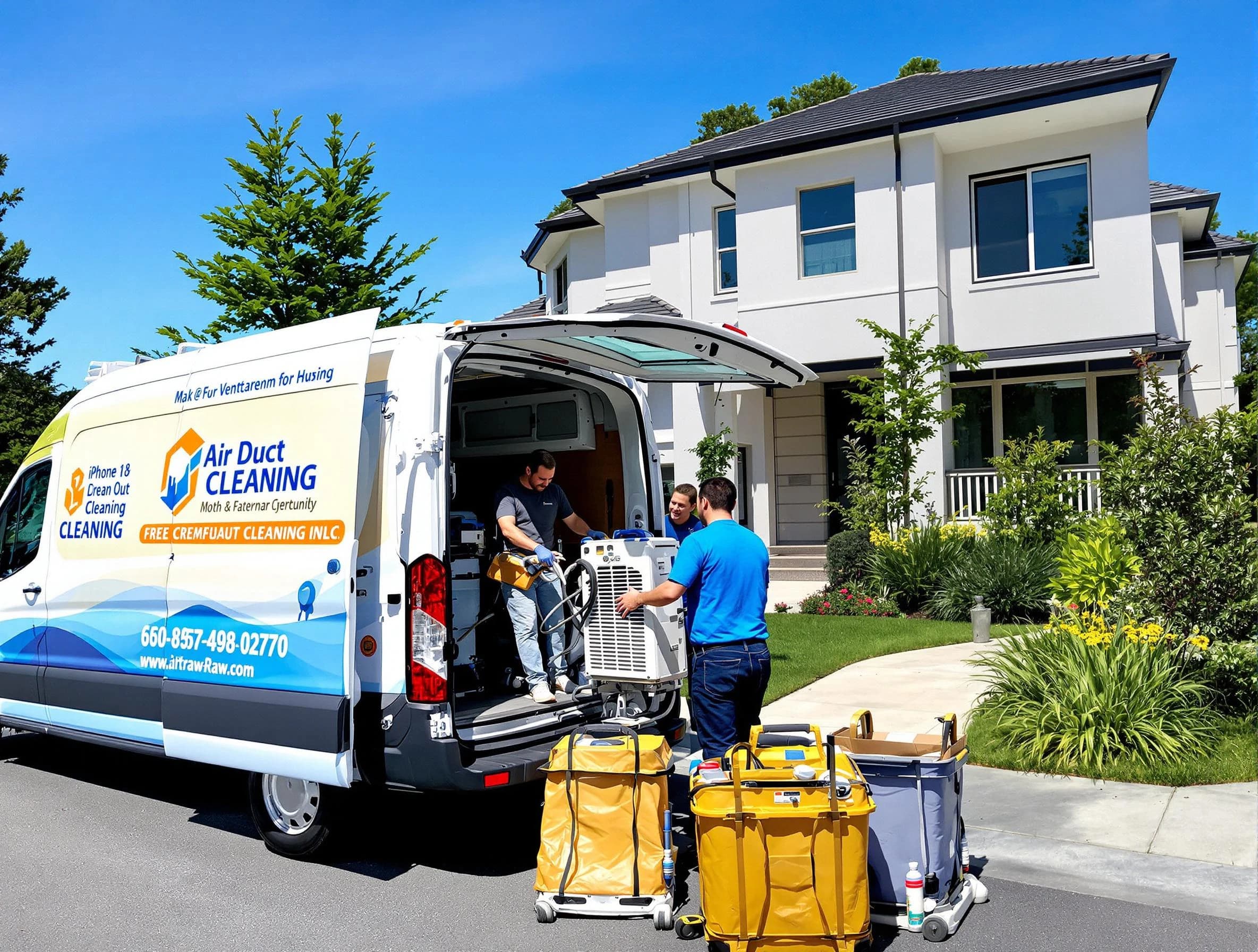 Union City Air Duct Cleaning technician performing professional air duct cleaning in Union City
