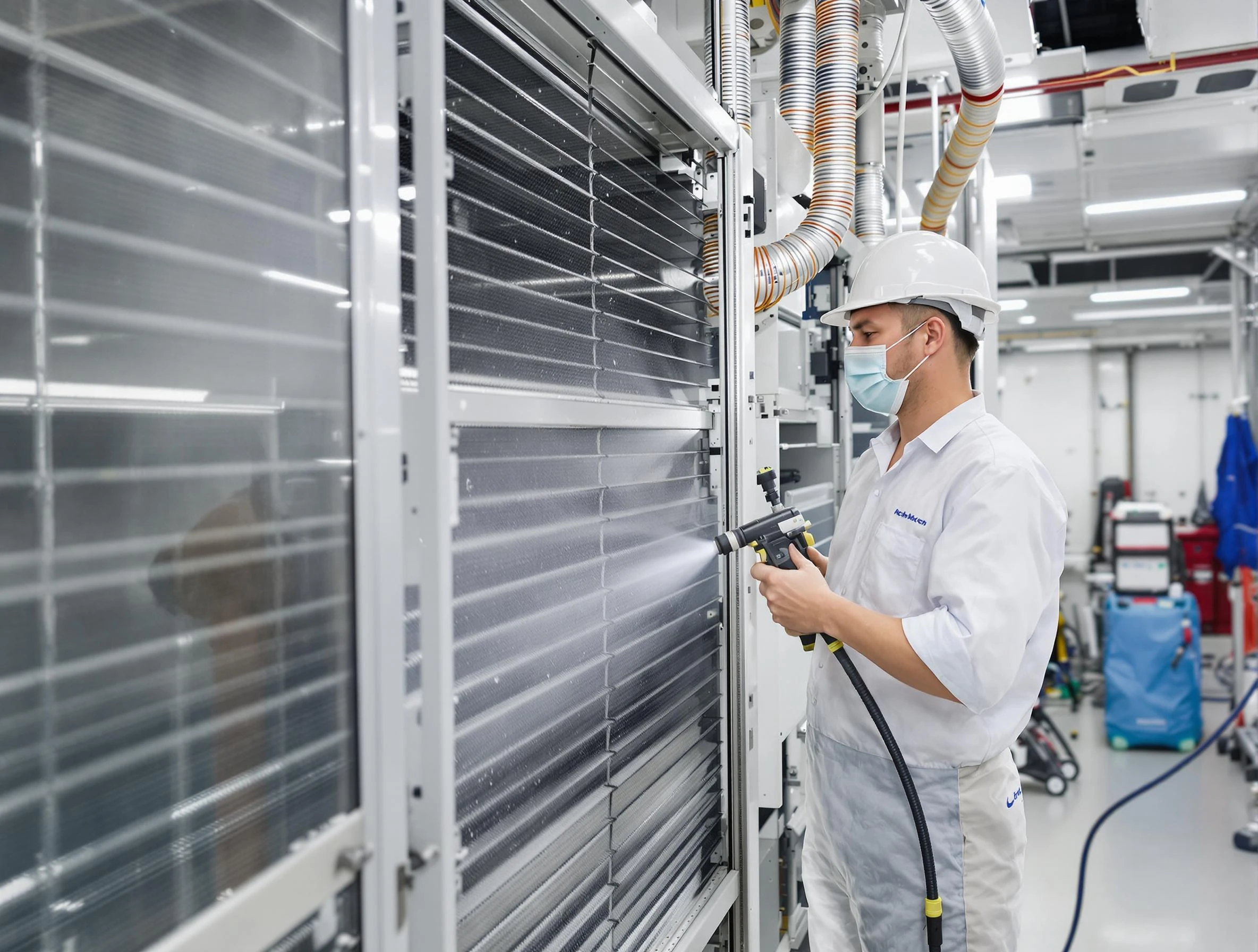 Professional AC coil cleaning by Union City Air Duct Cleaning in Union City