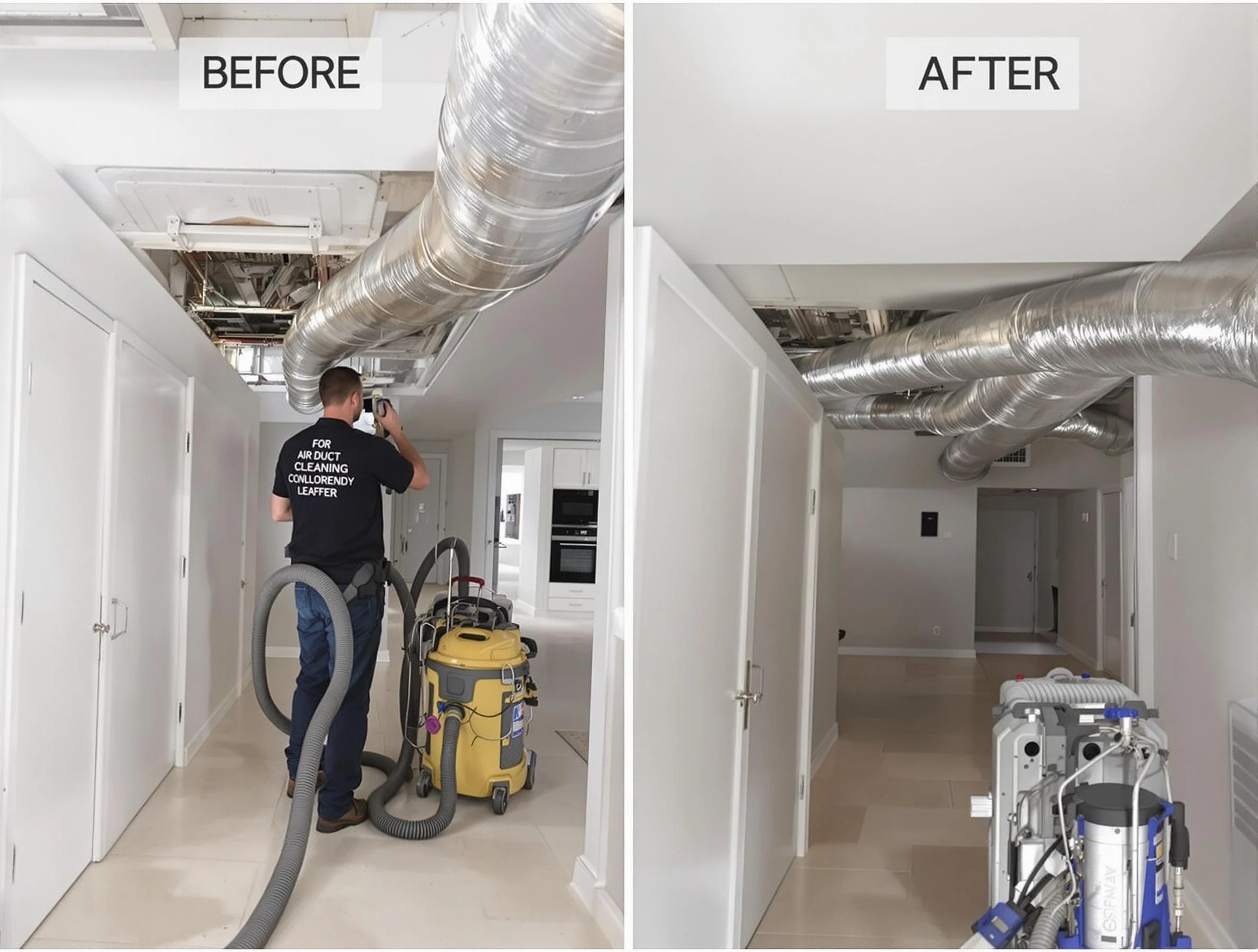 Union City Air Duct Cleaning professional performing thorough air duct cleaning in Union City