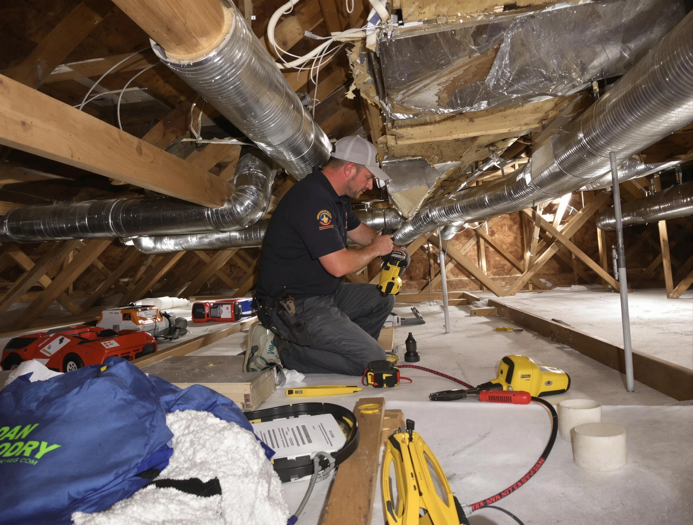Professional air duct repair by Union City Air Duct Cleaning in Union City