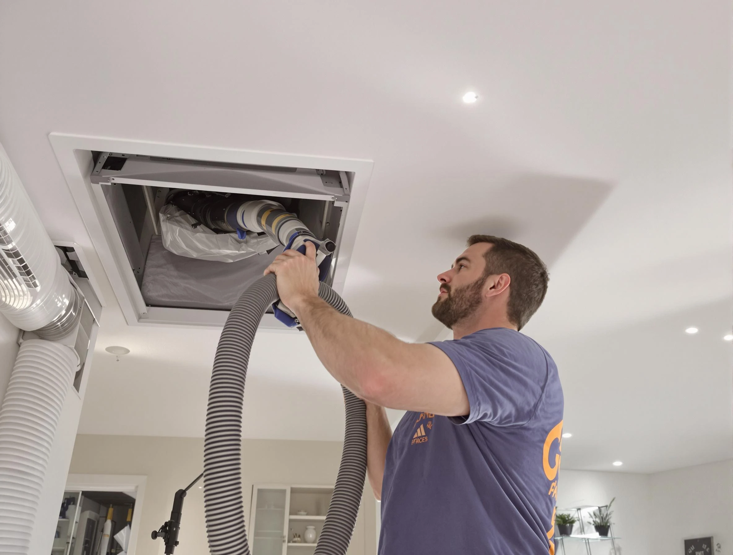 Precision indoor duct cleaning by Union City Air Duct Cleaning in Union City